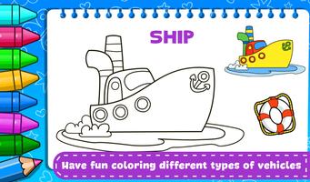 Transport Car Coloring Book স্ক্রিনশট 1