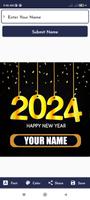Happy New Year Name DP 2024 screenshot 2