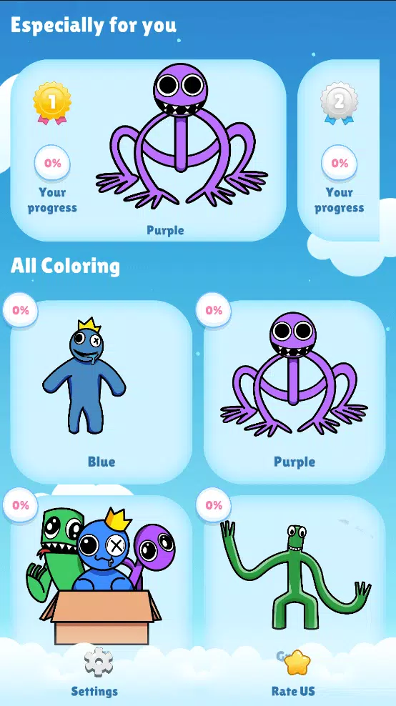 Download do APK de Colorir Amigos do Arco-Íris 2 para Android