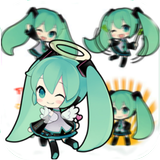 Hatsune Stickers Miku WAStick