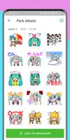 Hatsune Stickers Miku WAStick poster