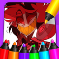Hazbin Hotel Coloring Book Fun