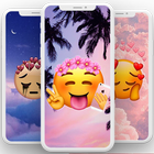 Funny Emoji Wallpapers - Smile أيقونة