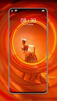 Orange wallpaper plakat