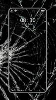 Broken screen wallpaper HD Plakat