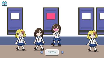 Open Closet School girl game clue poster