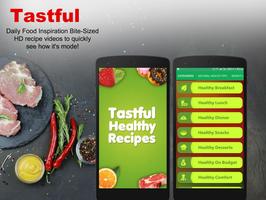 Tastful Healthy Recipes & Tips Plakat
