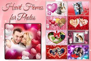 Herz Rahmen Für Fotos - Liebe Fotoeffekte Plakat