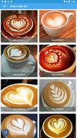 پوستر Heart Latte Art
