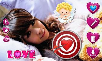 Corazones Pegatinas De Fotos Poster