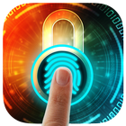 Fingerabdruck Sperre Simulator Zeichen