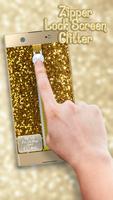 Zipper Lock Screen Glitter poster