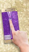 Zipper Lock Screen Glitter screenshot 1