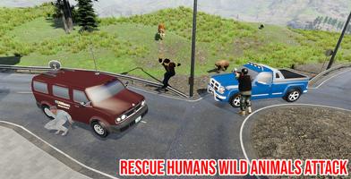 Wild Animal Attack Survival:  Sniper Shooter poster