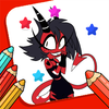 Helluva Boss easy drawing icon