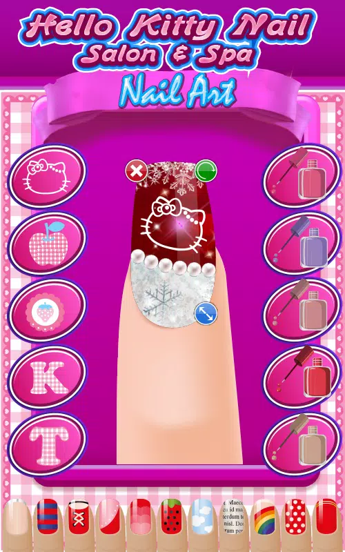 HELLO KITTY NAIL SALON jogo online gratuito em