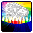 Drawing Coloring Trains Pro Zeichen