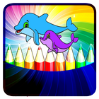 Drawing Coloring Dolphin アイコン