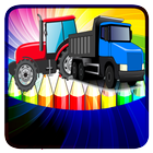 Drawing Trucks And Tractors Coloring Pages иконка