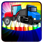Drawing Trucks And Tractors Coloring Pages icône