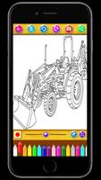 Drawing Trucks And Tractors Coloring Pages 스크린샷 2