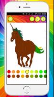 Coloring Drawing Unicorn Pro Ekran Görüntüsü 1