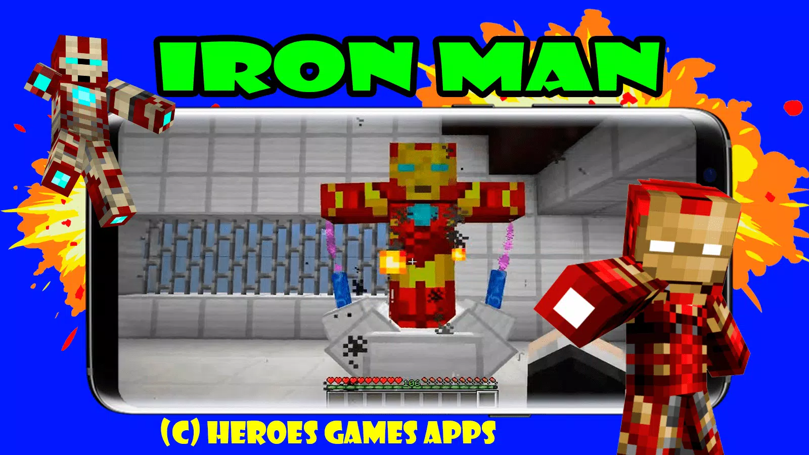 Android向けの Minecraftのアイアンマンゲームmod Apkをダウンロードしましょう Android向けの Minecraftのアイアンマンゲームmod Apkをダウンロードしましょう