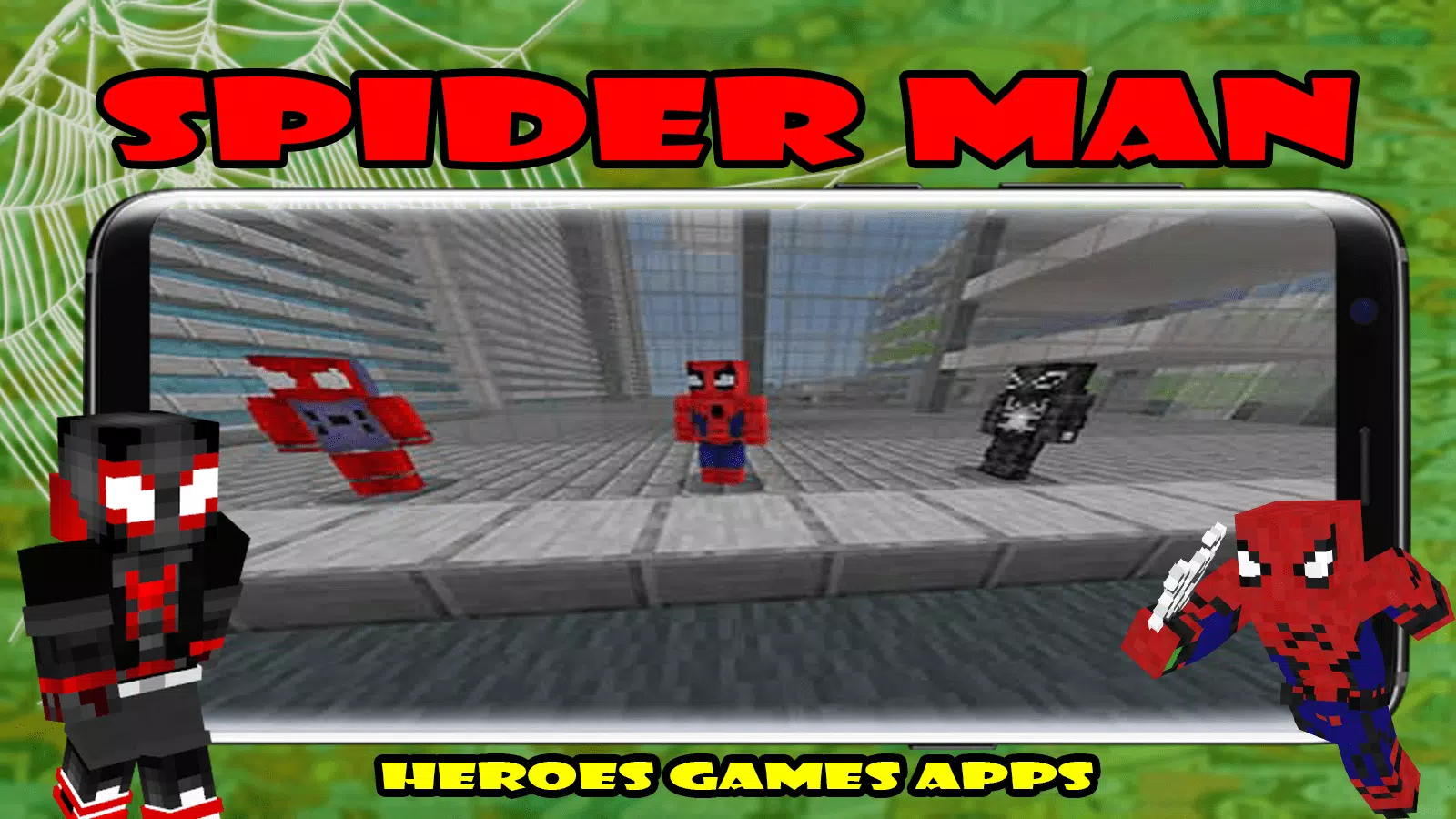 Baixar e jogar Homem-Aranha Jogo Minecraft no PC com MuMu Player