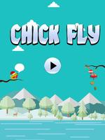 Fly Up Christmas Chick Affiche