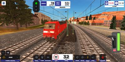 Euro Train Simulator 2: Game poster