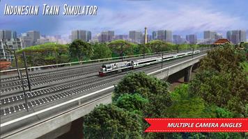 Indonesian Train Sim: Game Cartaz