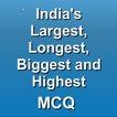 Highest in India MCQ