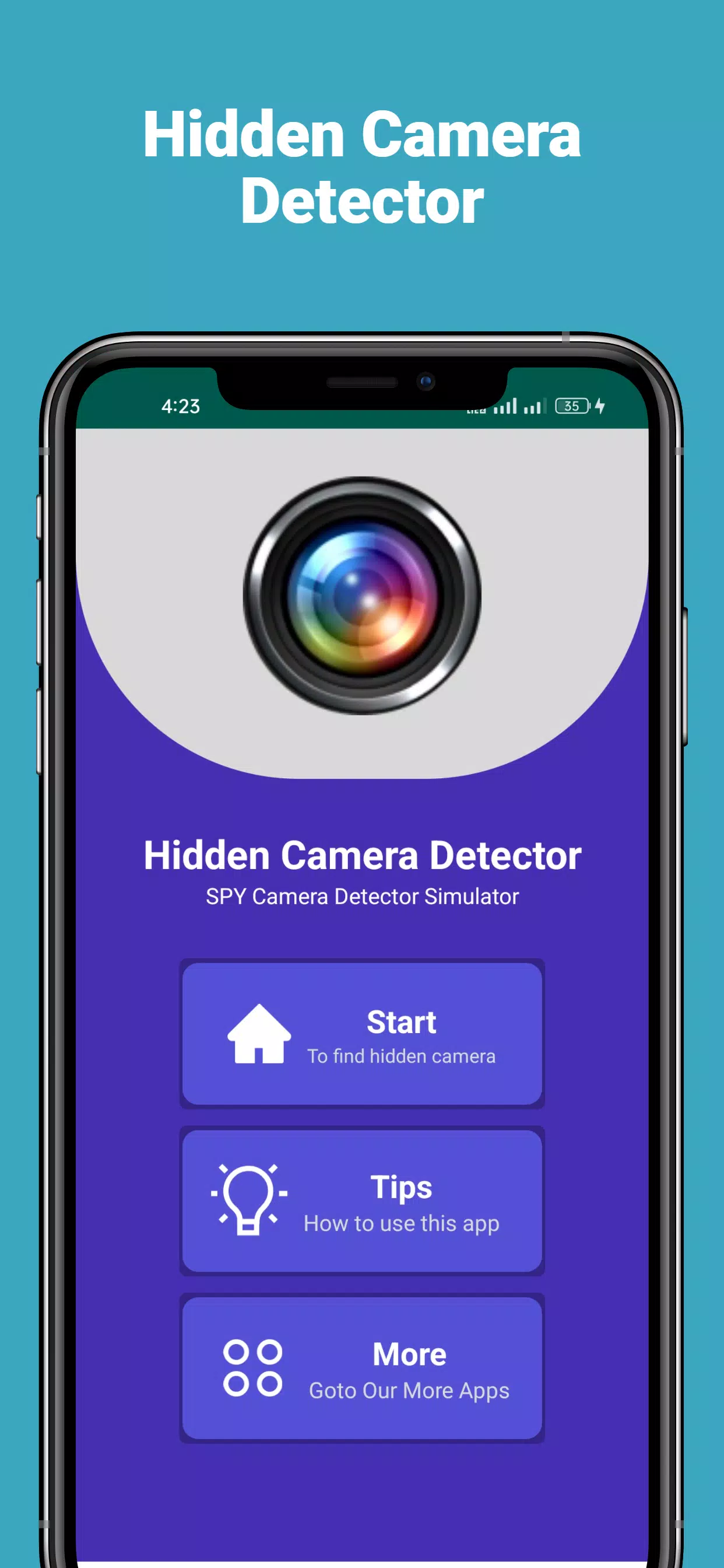 camera lens detector app