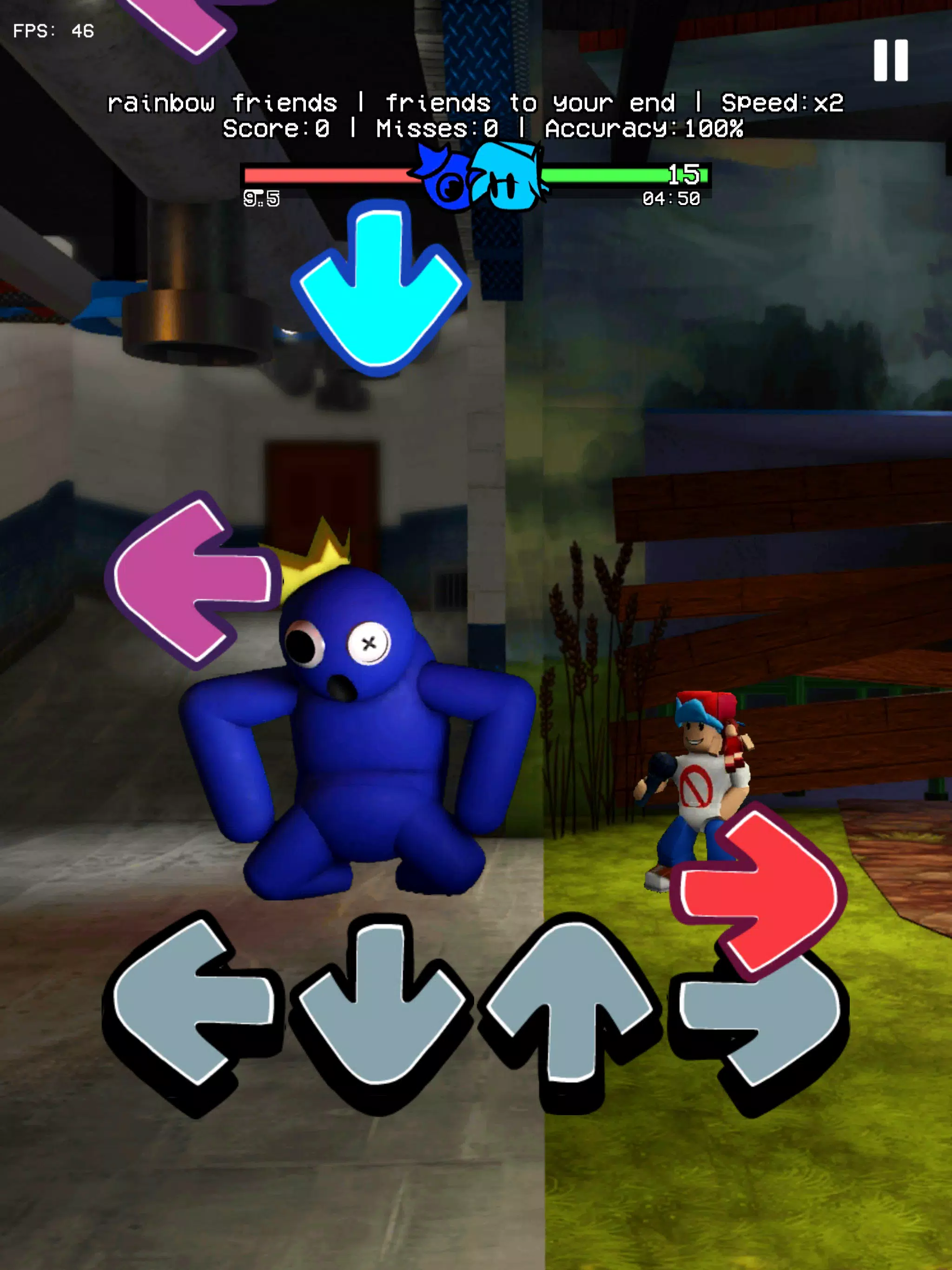 FNF vs Blue V1 Rainbow Friends APK for Android Download