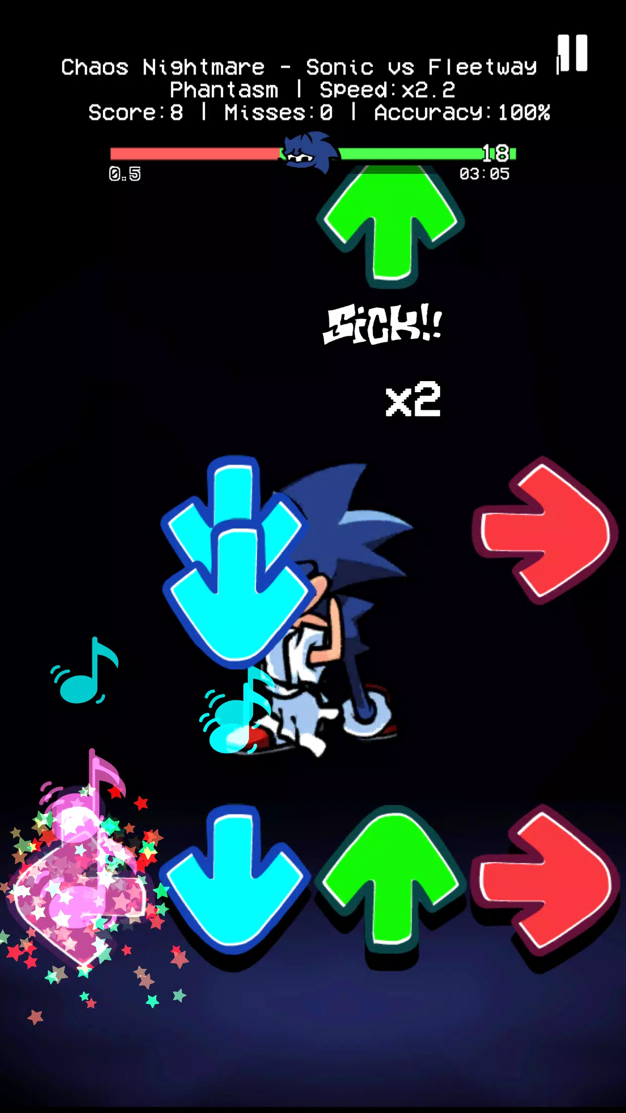 FNF: Chaos Nightmare (Sonic VS Fleetway) Game · Play Online For Free ·