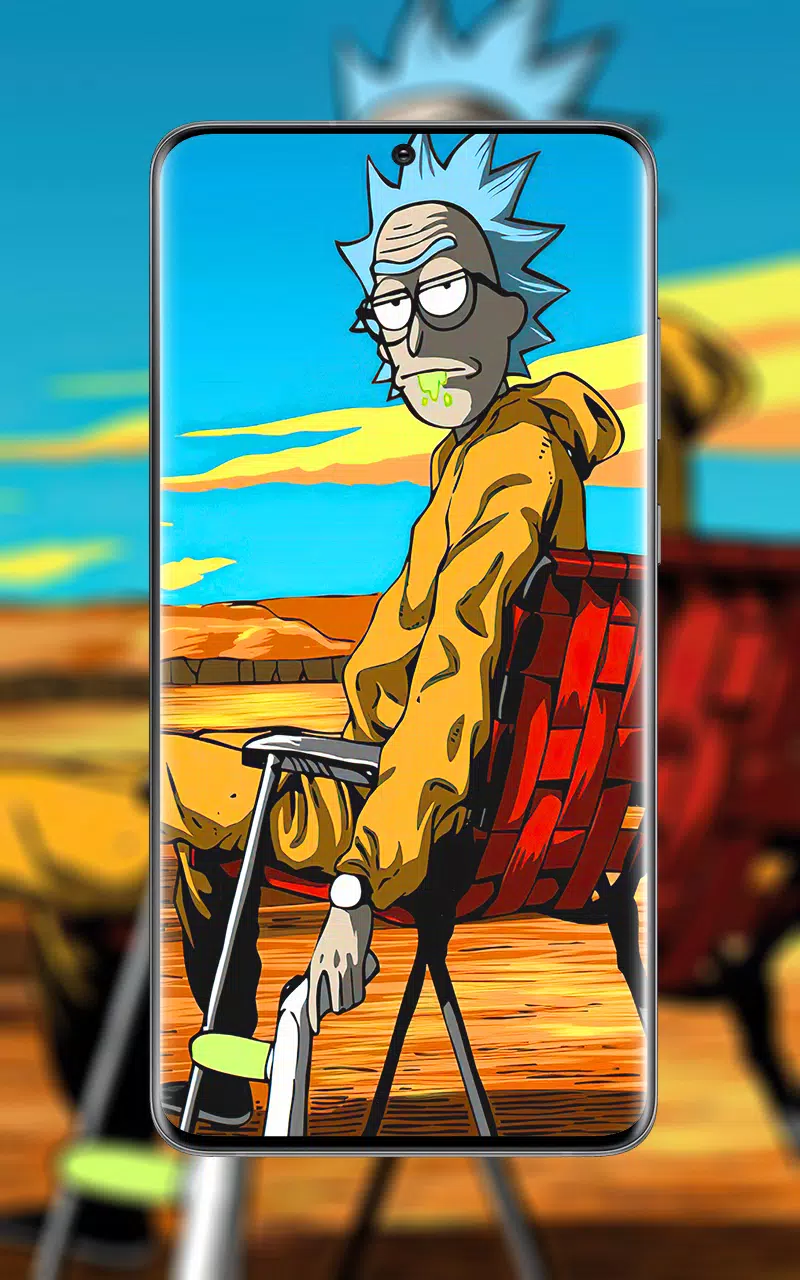 Rick and Morty Breaking Bad Wallpaper