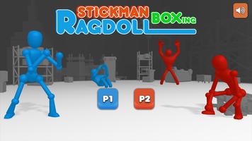 Stickman Ragdoll Boksen-poster