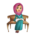 Sticker Wa Hijab Muslim
