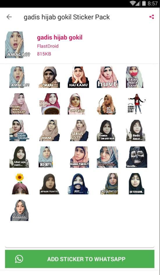 Hijab Muslimah Sticker Pour Android Telechargez L Apk