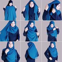 Diy hijab Anleitungen Plakat