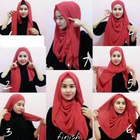 diy tutorial hijab syot layar 1