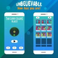 The Cubes Colors Plakat