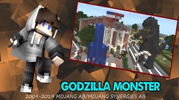 Mod Godzilla: Monster for MCPE Poster