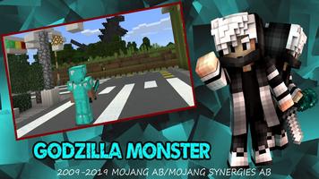 Mod Godzilla: Monster for MCPE captura de pantalla 1
