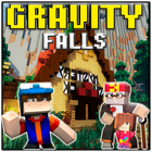 Map Gravity Falls: Blocks City icône
