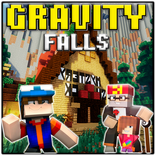 Map Gravity Falls: Blocks City