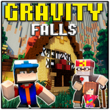 Map Gravity Falls: Blocks City