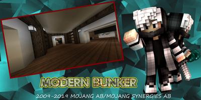 Map Modern Bunker for MCPE poster