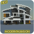Map Modern Mansion: MCPE House
