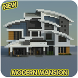Map Modern Mansion: MCPE House
